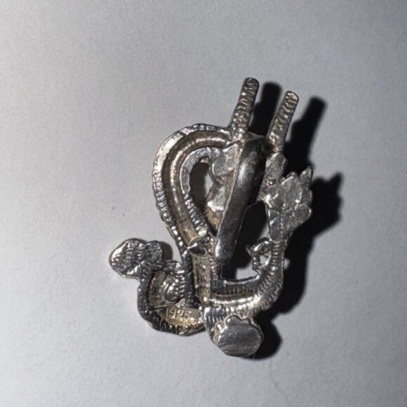 Sterling Silver Asian Dragon Pendant - Picture 5 of 16
